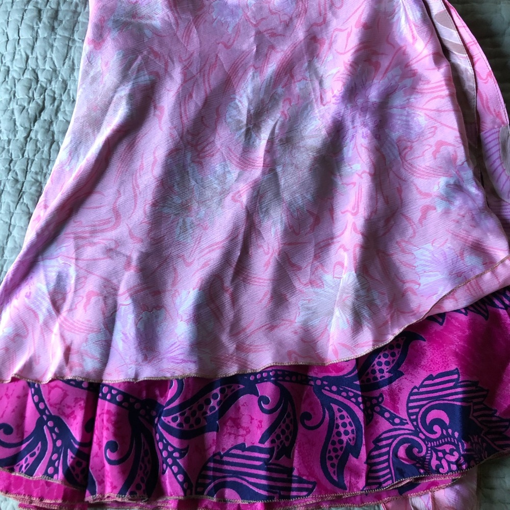 Sari wrap skirt